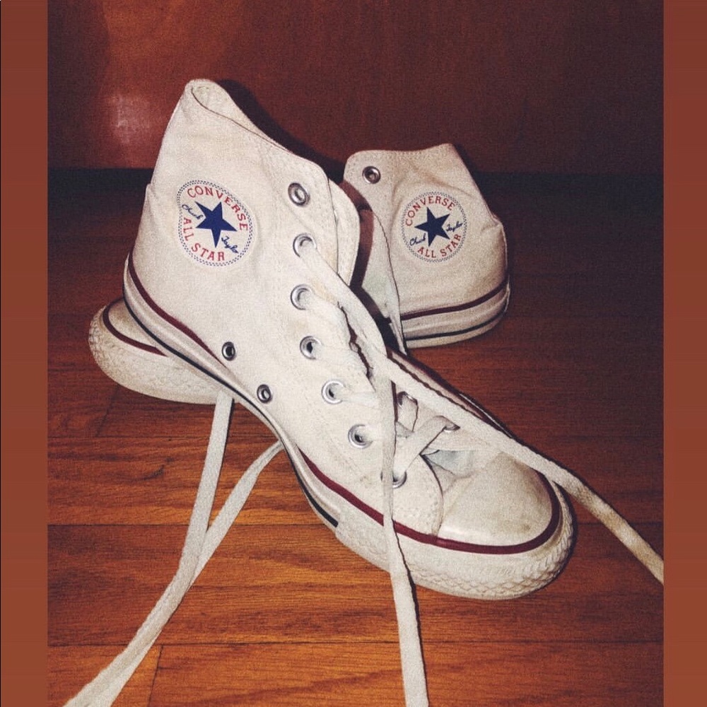 White high top converse